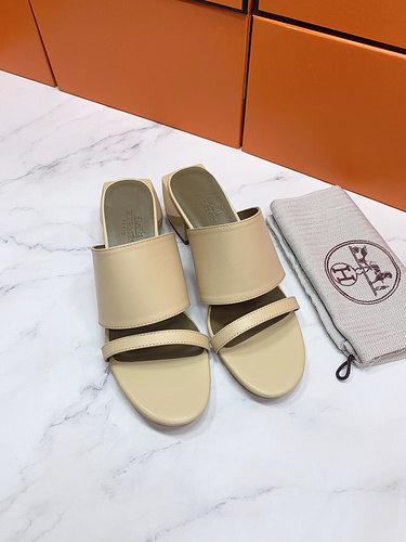 Hermes_s latest hollow dual slippers series 35-41_-010ecf3c